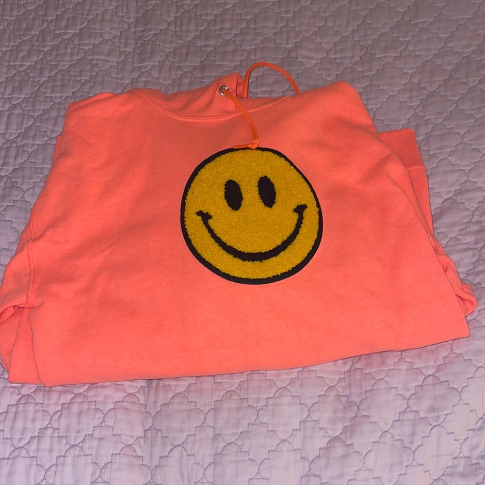 Hot pink/orange hoodie